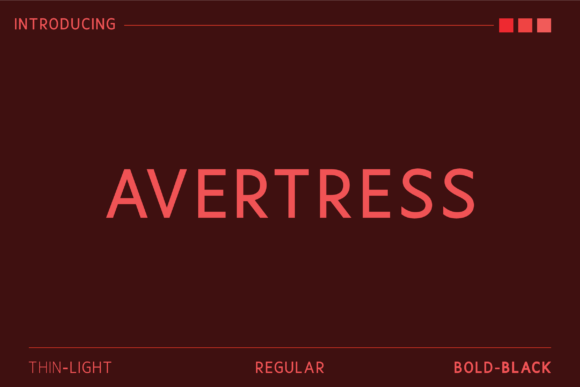 Avertress Review: A Bold Sans Serif for Modern Branding