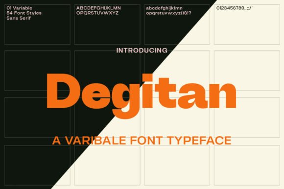 Bring Your Shop to Life with the Degitan Typeface
