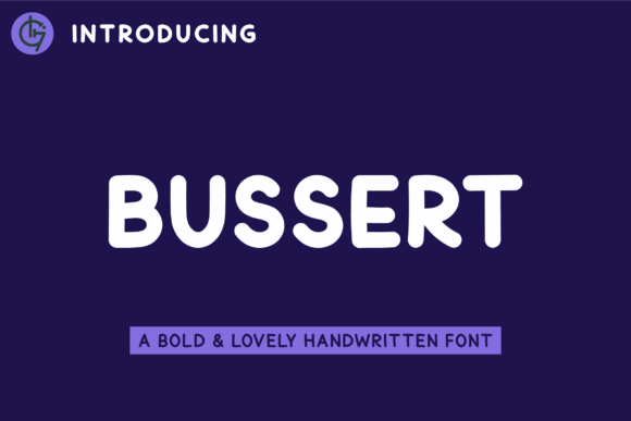 Bussert Typeface: A Quirky Display Font for Editorial Design