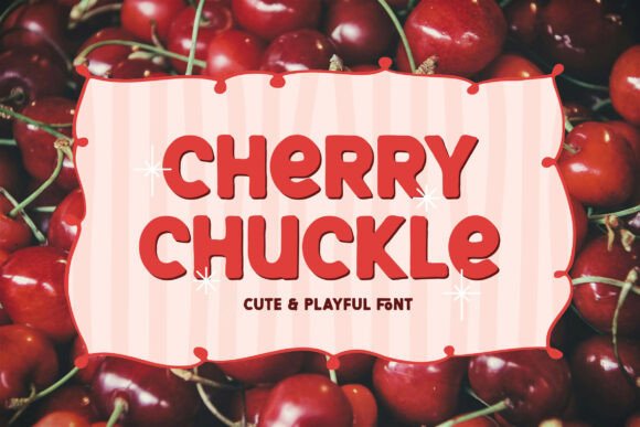 Cherry Chuckle: A Playful Display Font for Editorial Joy