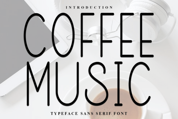 Coffee Music: A Festive Sans Serif Font for Handmade Brands