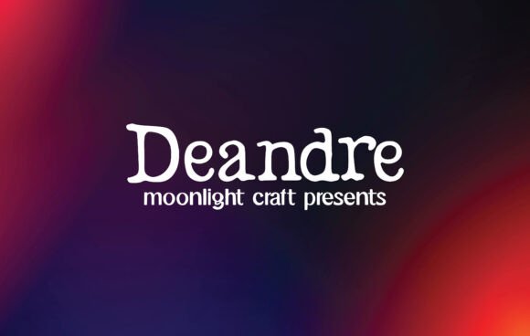 Deandre: A Modern Sans Serif Typeface for Web Design