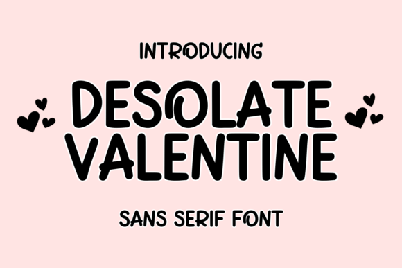 Designing with Desolate Valentine: A Playful Sans Serif for Brand Identity