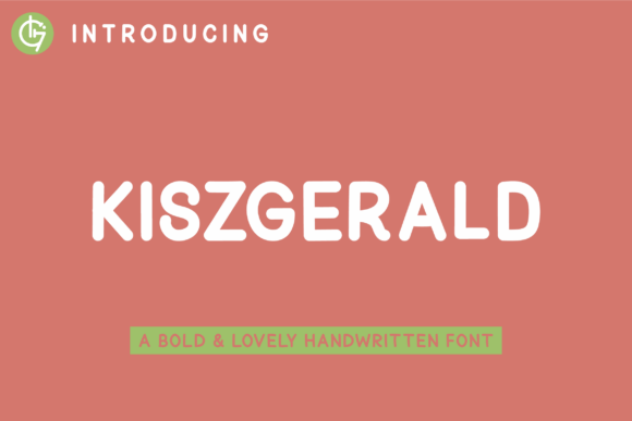 Kiszgerald: A Quirky All-Caps Font for Bold Branding