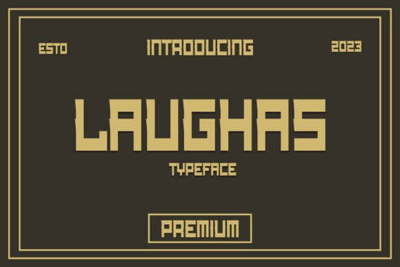 Laughas: A Modern Sans Serif Typeface for Web Design