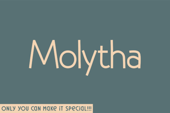 Molytha: A Unique Sans Serif Font for Small Business Branding