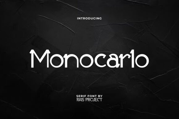 Monocarlo: A Stylish Sans Serif Font for Makers