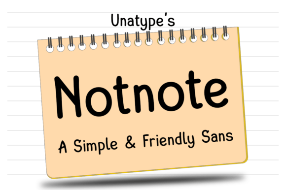Notnote Font: A Handwritten Sans Serif for Makers