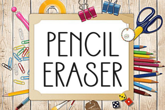 Pencil Eraser: A Festive Sans Serif Typeface for Editorial Design