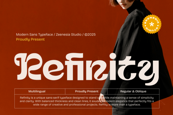 Refinity: The Modern Sans-Serif Font for Professional Branding
