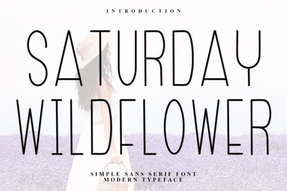Saturday Wildflower: A Soft Sans Serif for Modern Branding