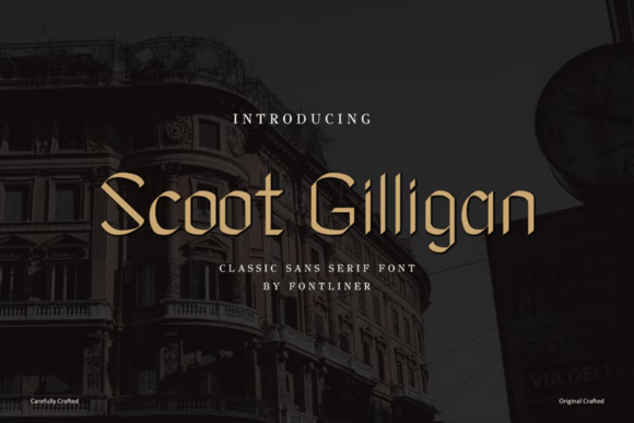 Scoot Gilligan Font: A Bold Choice for Modern Web Typography