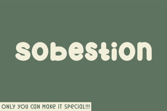 Sobestion: A Unique Handwritten Font for Authentic Branding