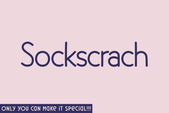 Sockscrach: A Handwritten Sans Serif for Editorial Design