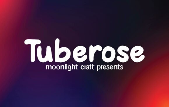 Tuberose Font: A Handwritten Typeface for Crafters