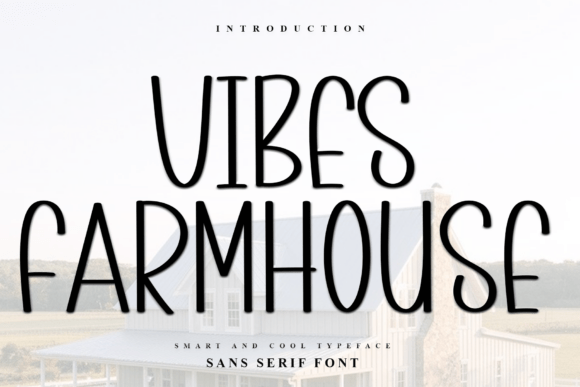 Vibes Farmhouse: A Festive Typeface for Small Business Branding