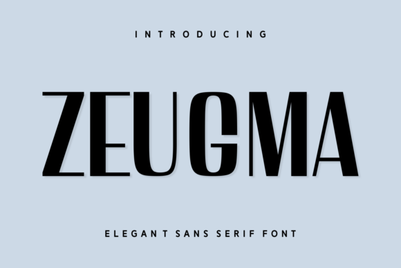 Zeugma: The Modern Sans Serif Font for Scroll-Stopping Branding